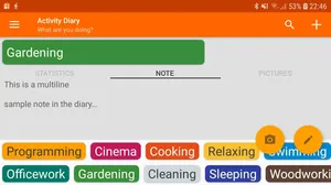 LifeDots  Diary in 8 dimensions